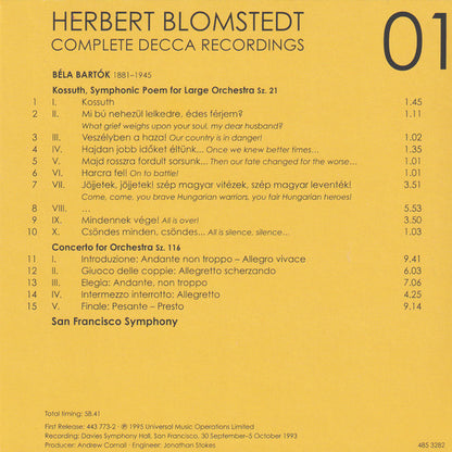 Herbert Blomstedt - Complete Decca Recordings (CD BOX SET) | - CLASSICAL *SEALED*