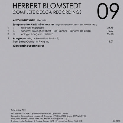 Herbert Blomstedt - Complete Decca Recordings (CD BOX SET) | - CLASSICAL *SEALED*