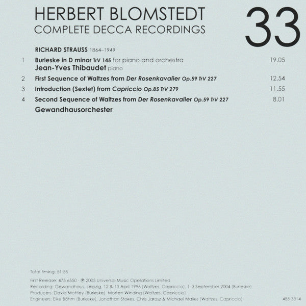 Herbert Blomstedt - Complete Decca Recordings (CD BOX SET) | - CLASSICAL *SEALED*