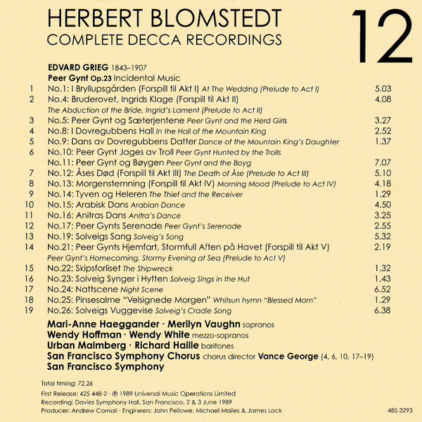 Herbert Blomstedt - Complete Decca Recordings (CD BOX SET) | - CLASSICAL *SEALED*