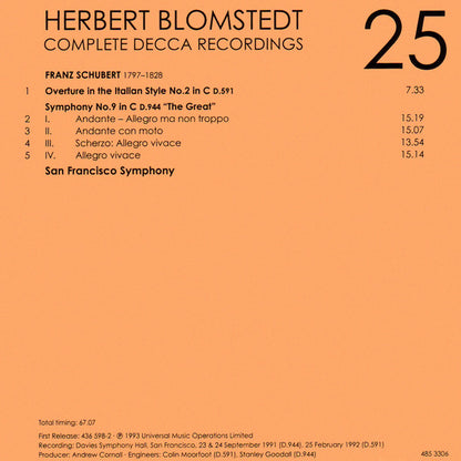 Herbert Blomstedt - Complete Decca Recordings (CD BOX SET) | - CLASSICAL *SEALED*