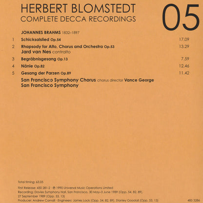 Herbert Blomstedt - Complete Decca Recordings (CD BOX SET) | - CLASSICAL *SEALED*