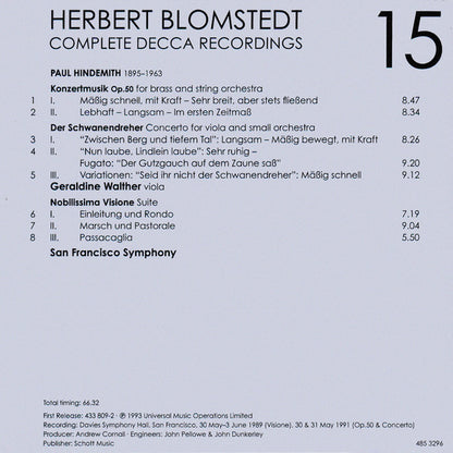 Herbert Blomstedt - Complete Decca Recordings (CD BOX SET) | - CLASSICAL *SEALED*