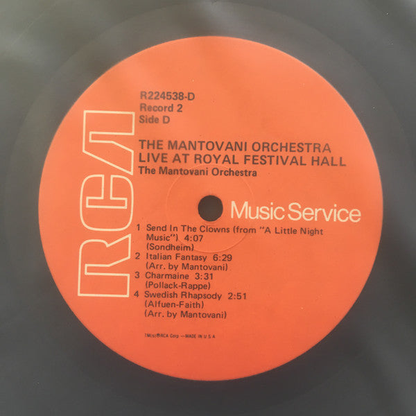 The Mantovani Orchestra - Live At Royal Festival Hall | Mint (M) Near Mint (NM) - CLASSICAL *SEALED*
