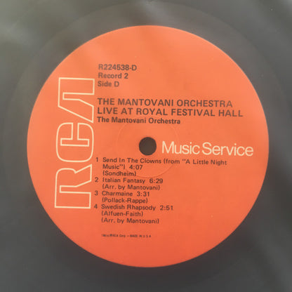 The Mantovani Orchestra - Live At Royal Festival Hall | Mint (M) Near Mint (NM) - CLASSICAL *SEALED*