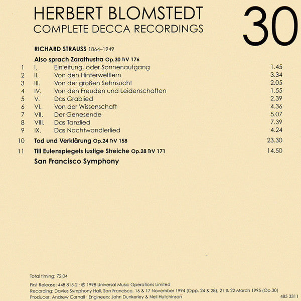 Herbert Blomstedt - Complete Decca Recordings (CD BOX SET) | - CLASSICAL *SEALED*