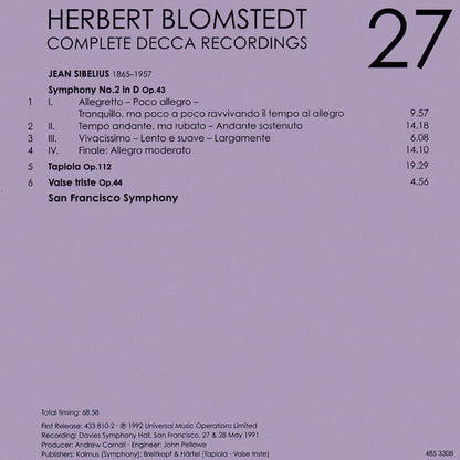 Herbert Blomstedt - Complete Decca Recordings (CD BOX SET) | - CLASSICAL *SEALED*