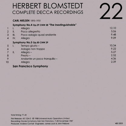 Herbert Blomstedt - Complete Decca Recordings (CD BOX SET) | - CLASSICAL *SEALED*