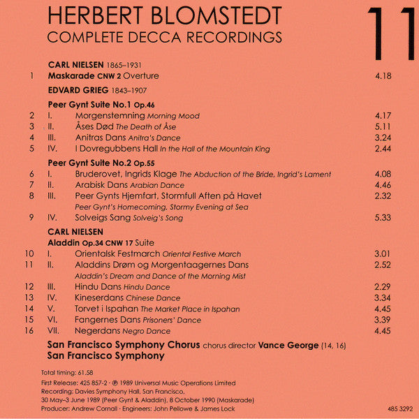 Herbert Blomstedt - Complete Decca Recordings (CD BOX SET) | - CLASSICAL *SEALED*