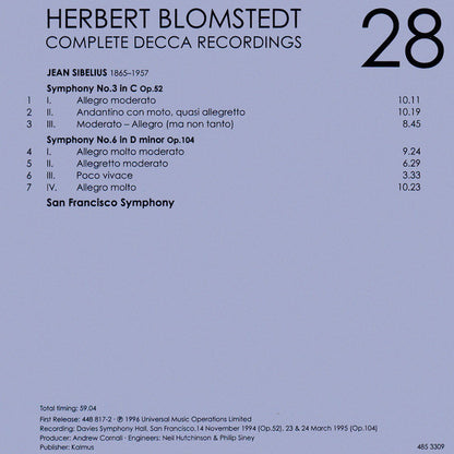 Herbert Blomstedt - Complete Decca Recordings (CD BOX SET) | - CLASSICAL *SEALED*