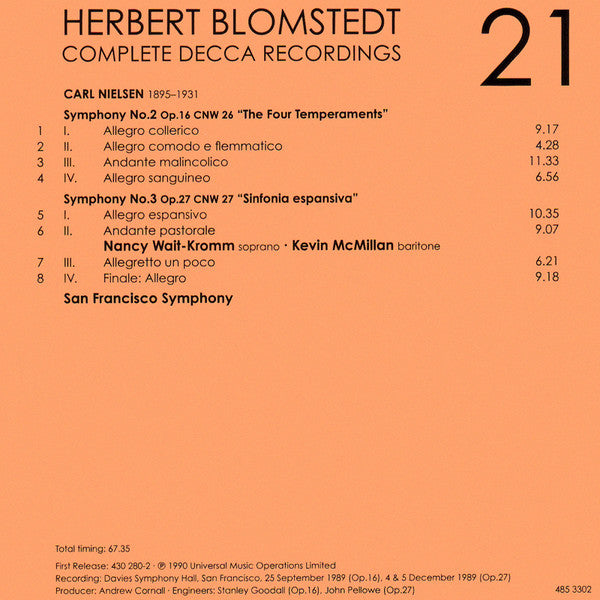 Herbert Blomstedt - Complete Decca Recordings (CD BOX SET) | - CLASSICAL *SEALED*