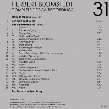 Herbert Blomstedt - Complete Decca Recordings (CD BOX SET) | - CLASSICAL *SEALED*