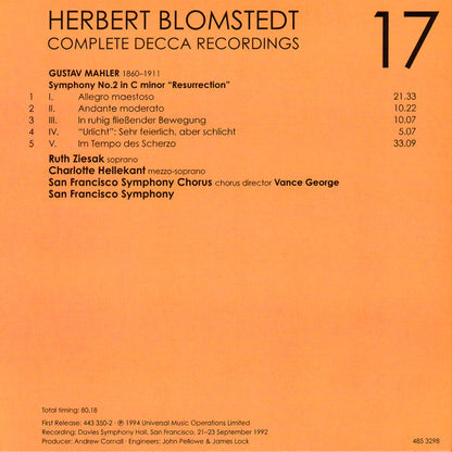 Herbert Blomstedt - Complete Decca Recordings (CD BOX SET) | - CLASSICAL *SEALED*