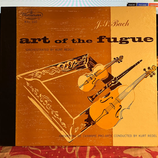 The Art Of The Fugue | Excellent (EX) Near Mint (NM)