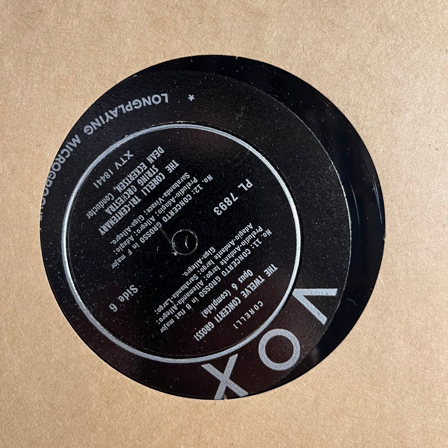 The Twelve Concerti Grossi, Opus 6 (Complete) | Excellent (EX) Excellent (EX)