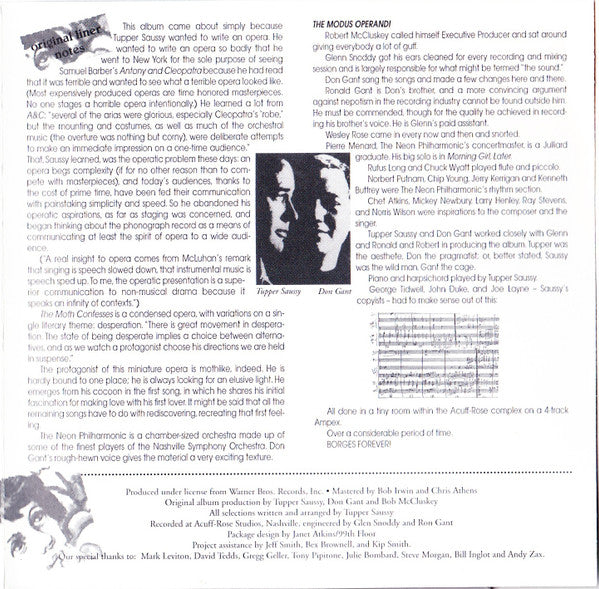 The Moth Confesses (CD) | Excellent+ (EX+) Excellent+ (EX+) - CLASSICAL / USED *EXCELLENT+*