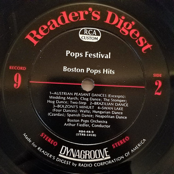 Arthur Fiedler - Pops Festival | Excellent (EX) Excellent (EX) - CLASSICAL / USED *EXCELLENT+*