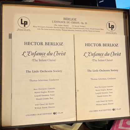 Berlioz - L'Enfance Du Christ | Excellent (EX) Excellent (EX) - CLASSICAL / USED *EXCELLENT+*