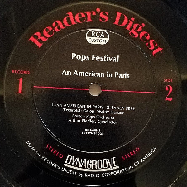 Arthur Fiedler - Pops Festival | Excellent (EX) Excellent (EX) - CLASSICAL / USED *EXCELLENT+*