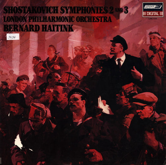 Dmitri Shostakovich Symphonies 2 & 3 LP Excellent (EX) Near Mint (NM or M-)