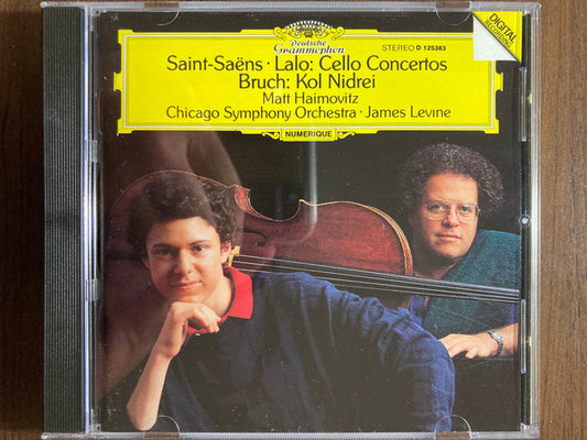 Saint-Saëns • Lalo: Cello Concertos / Bruch: Kol Nidrei (CD) | Excellent+ (EX+) Near Mint (NM) - CLASSICAL / USED *EXCELLENT+*