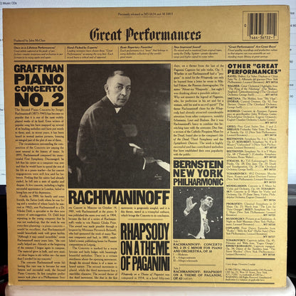 Piano Concerto No. 2 / Rhapsody On A Theme Of Paganini (VINYL) | - CLASSICAL / USED *EXCELLENT+*