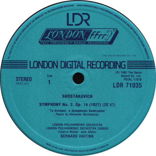 Symphonies 2 & 3 | Excellent (EX) Near Mint (NM)