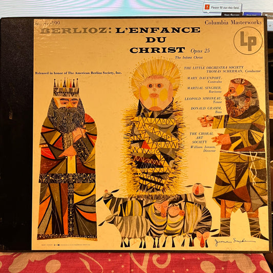 Berlioz - L'Enfance Du Christ | Excellent (EX) Excellent (EX) - CLASSICAL / USED *EXCELLENT+*