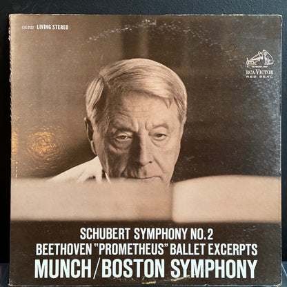 Schubert Symphony No. 2 In B-Flat / Beethoven "Prometheus" Ballet Excerpts (VINYL) | Excellent+ (EX+) Very Good Plus (VG+) - CLASSICAL / USED *EXCELLENT+*
