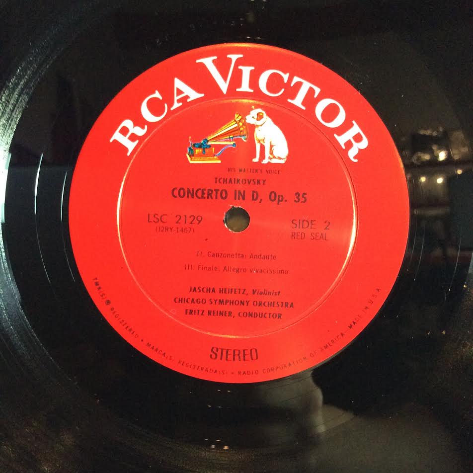 Pyotr Ilyich Tchaikovsky - Violin Concerto (VINYL LP RCA Victor Red Seal ‎– LSC-2129) | USED Excellent+ (EX+) Excellent+ (EX+) - CLASSICAL / USED *EXCELLENT+*