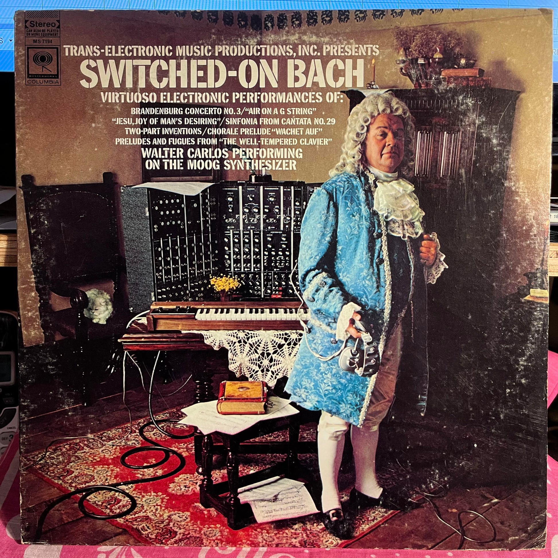 Walter Carlos - Switched-On Bach *TERRE HAUTE 1970* | Excellent (EX) Excellent (EX) - CLASSICAL / USED *EXCELLENT+*