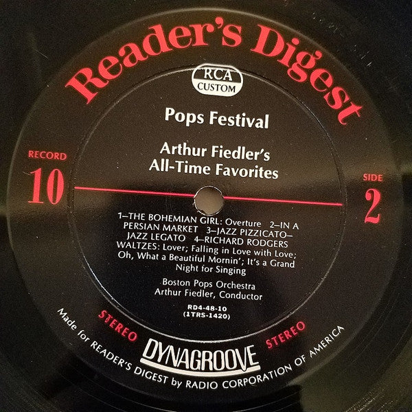 Arthur Fiedler - Pops Festival | Excellent (EX) Excellent (EX) - CLASSICAL / USED *EXCELLENT+*
