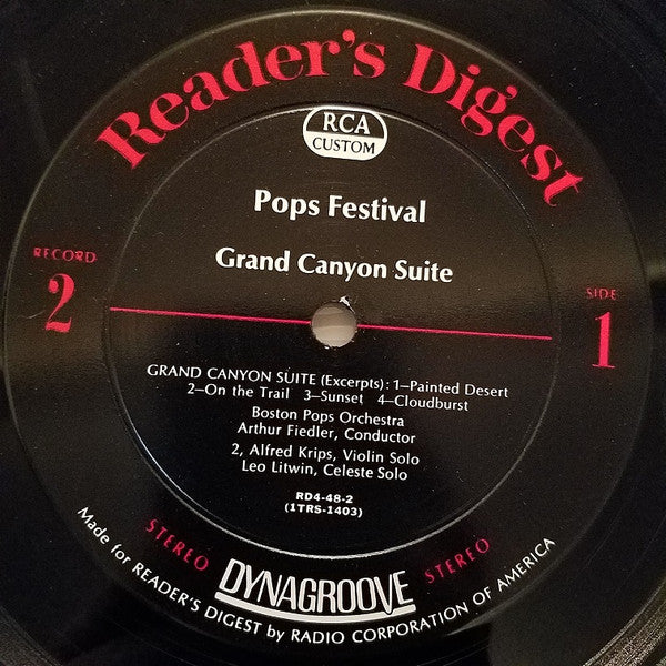 Arthur Fiedler - Pops Festival | Excellent (EX) Excellent (EX) - CLASSICAL / USED *EXCELLENT+*