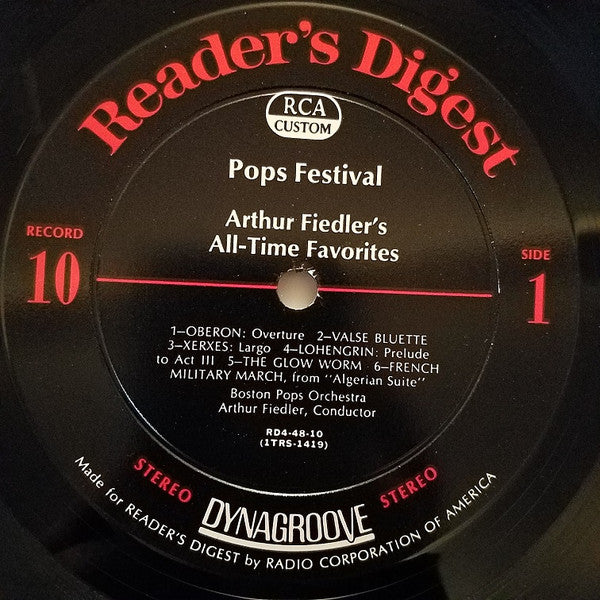 Arthur Fiedler - Pops Festival | Excellent (EX) Excellent (EX) - CLASSICAL / USED *EXCELLENT+*