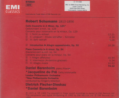 Cello Concerto / Piano Concerto (CD) | Excellent+ (EX+) Near Mint (NM) - CLASSICAL / USED *EXCELLENT+*
