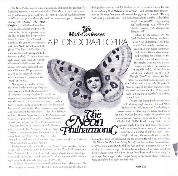 The Moth Confesses (CD) | Excellent+ (EX+) Excellent+ (EX+) - CLASSICAL / USED *EXCELLENT+*