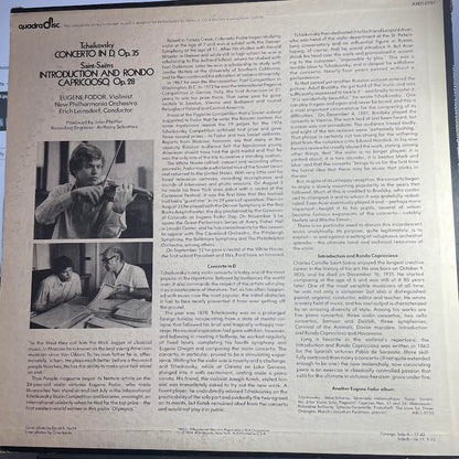 Violin Concerto / Introduction And Rondo Capriccioso (VINYL) | Excellent+ (EX+) Excellent (EX) - CLASSICAL / USED *EXCELLENT+*