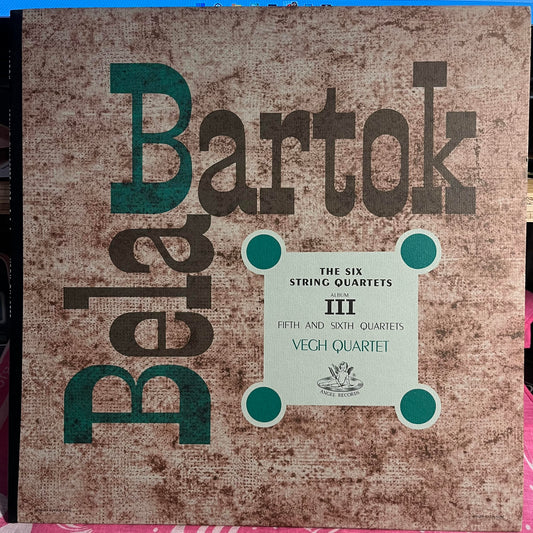 Béla Bartók - The Six String Quartets - Album III - Fifth And Sixth Quartets | Excellent (EX) Near Mint (NM) - CLASSICAL / USED *EXCELLENT+*