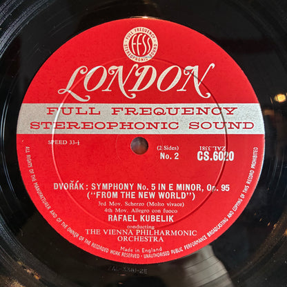 Symphony No. 5 In E Minor ('From The New World') Opus 95 (VINYL) | Excellent+ (EX+) - CLASSICAL / USED *EXCELLENT+*
