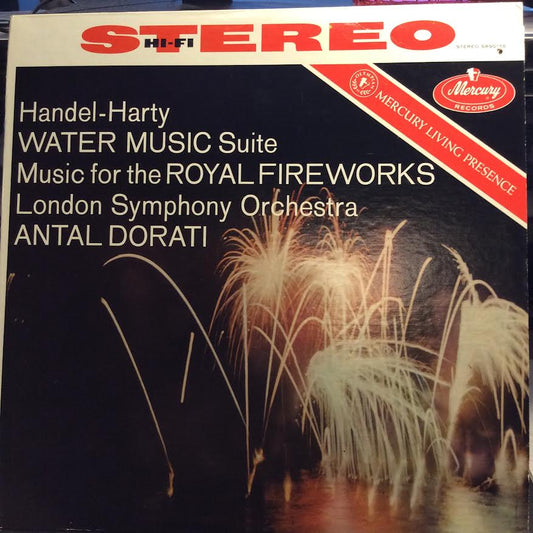 Handel-Harty: Water Music Suite / Music For The Royal Fireworks (VINYL) | Excellent+ (EX+) Near Mint (NM) - CLASSICAL / USED *EXCELLENT+*