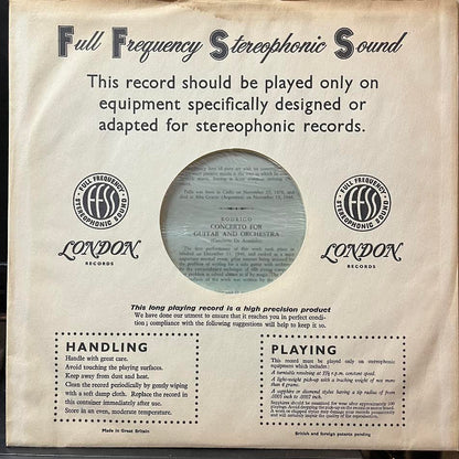 Nights In The Gardens Of Spain / Concerto For Guitar And Orchestra (VINYL) | Excellent+ (EX+) Excellent (EX) - CLASSICAL / USED *EXCELLENT+*