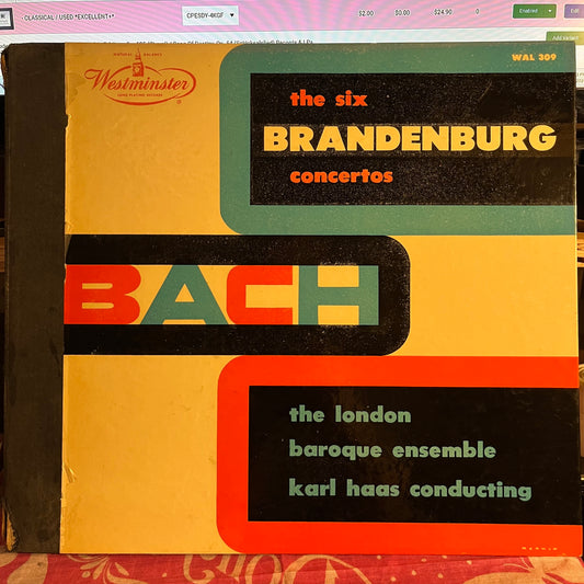 The Six Brandenburg Concertos | Excellent (EX) Very Good Plus (VG+)