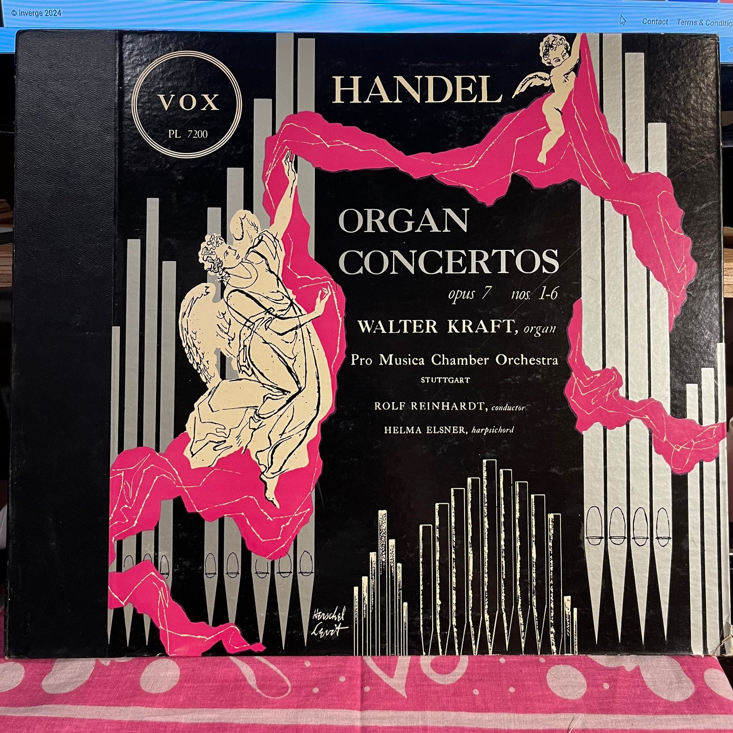 Organ Concertos Opus 7 Nos 1-6 | Excellent (EX) Near Mint (NM)