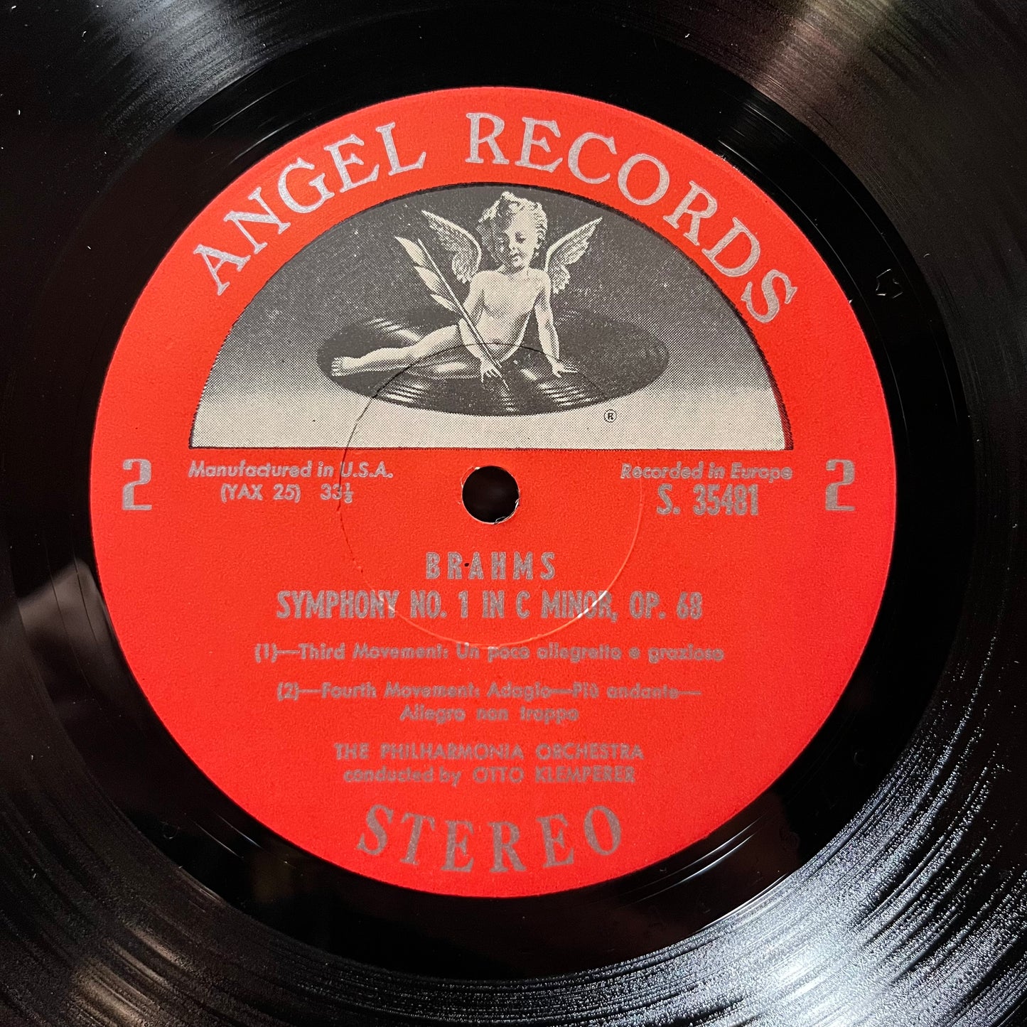 Symphony No. 1 in C Minor, Op. 68 (VINYL - 1ST PRESS) | Excellent+ (EX+) Very Good Plus Plus (VG++) - CLASSICAL / USED *EXCELLENT+*