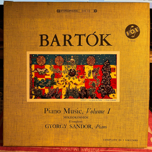 Piano Music, Volume I (Mikrokosmos) *3XLP BOX* | Excellent (EX) Very Good Plus (VG+)