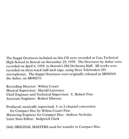 Overtures (CD) | Excellent+ (EX+) Near Mint (NM or M-) - CLASSICAL / USED *EXCELLENT+*