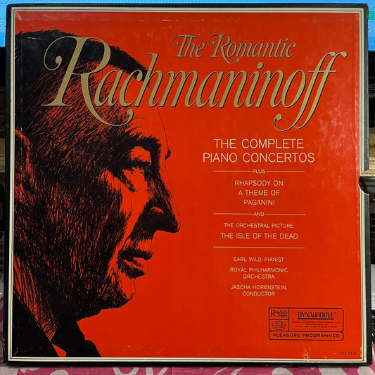 Earl Wild The Romantic Rachmaninoff: The Complete Piano Concertos *BOX* 4XLP BOX Excellent (EX) Excellent (EX)