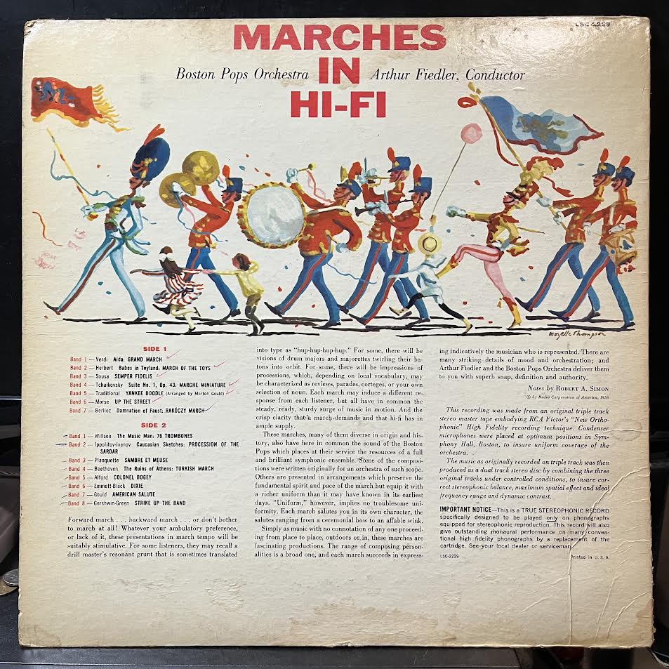 Marches In Hi-Fi (VINYL) | Excellent+ (EX+) Very Good Plus Plus (VG++) - CLASSICAL / USED *EXCELLENT+*