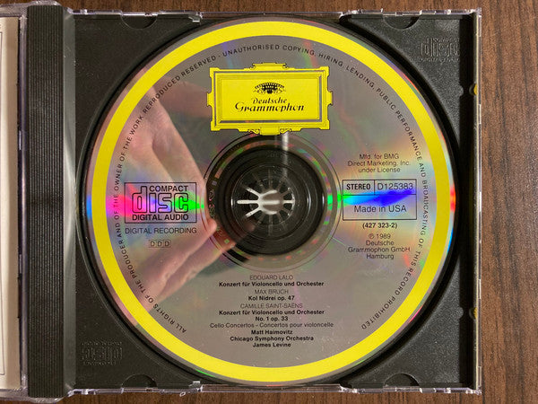 Saint-Saëns • Lalo: Cello Concertos / Bruch: Kol Nidrei (CD) | Excellent+ (EX+) Near Mint (NM) - CLASSICAL / USED *EXCELLENT+*