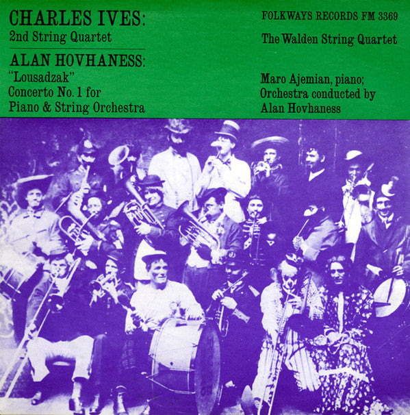 Charles Ives - 2nd String Quartet / "Lousadzak" Concerto No. 1 For Piano & String Orchestra | Excellent (EX) Excellent (EX) - CLASSICAL / USED *EXCELLENT+*